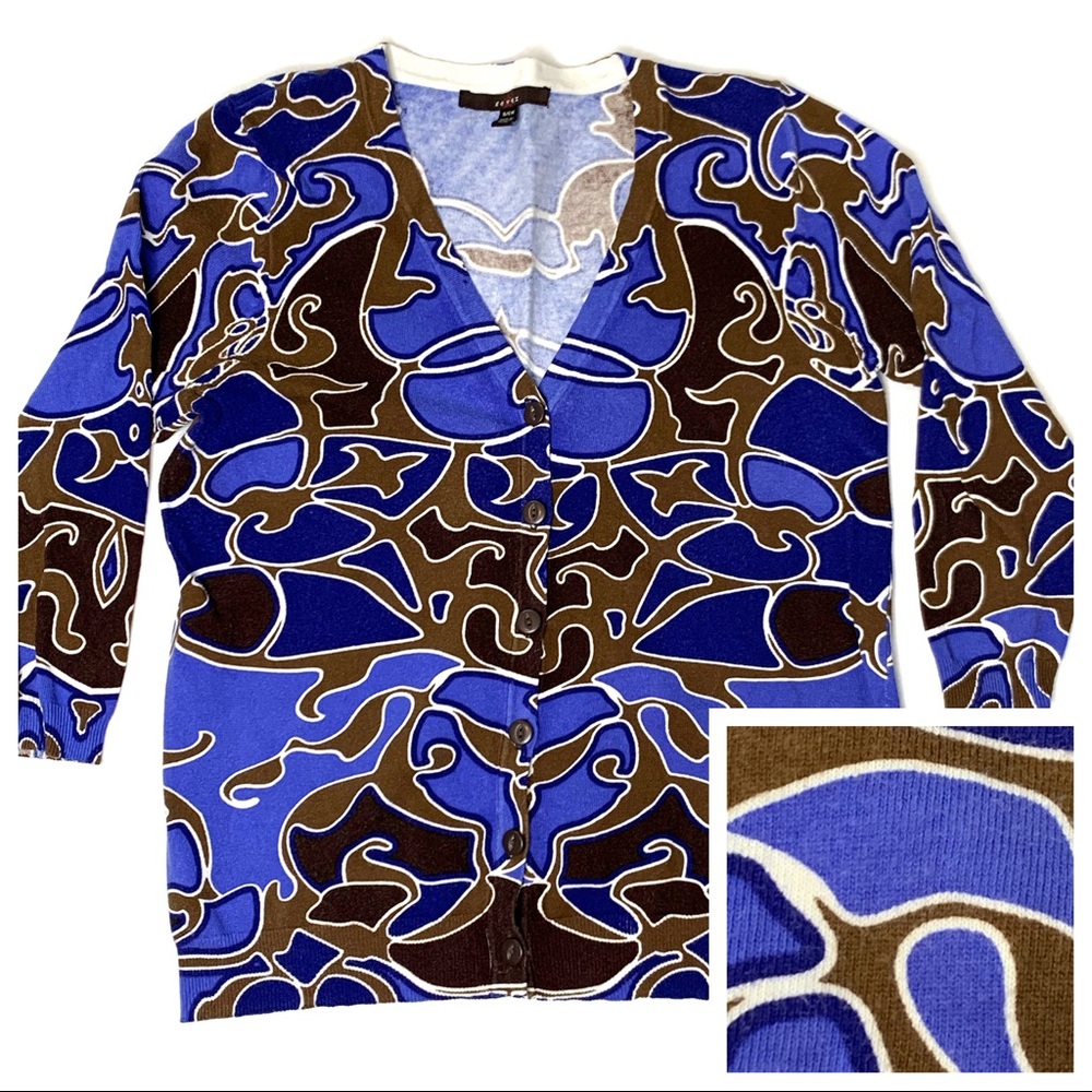 FEVER Woman’s V-Neck Button Up Cardigan Sweater